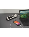 Brennenstuhl estilo corner power strip 4-way (Kolor: CZARNY/stainless steel, 2x USB) - nr 11