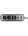 Brennenstuhl estilo corner power strip 4-way (Kolor: CZARNY/stainless steel, 2x USB) - nr 1
