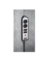 Brennenstuhl estilo corner power strip 4-way (Kolor: CZARNY/stainless steel, 2x USB) - nr 2