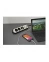 Brennenstuhl estilo corner power strip 4-way (Kolor: CZARNY/stainless steel, 2x USB) - nr 36