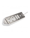 Brennenstuhl estilo corner power strip 4-way (Kolor: BIAŁY/stainless steel, 2x USB) - nr 19