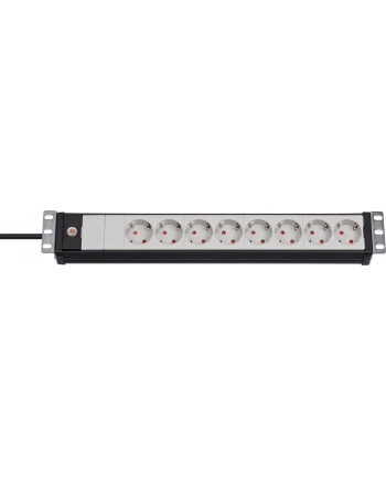 Brennenstuhl Premium-Line 19  8-way power strip (Kolor: CZARNY/light grey, suitable for 19  racks) nr 2