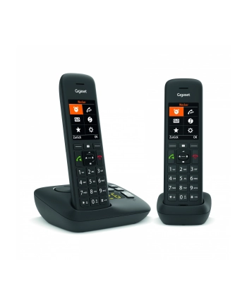Gigaset C575A Duo, analogue telephone (Kolor: CZARNY, answering machine) nr 1