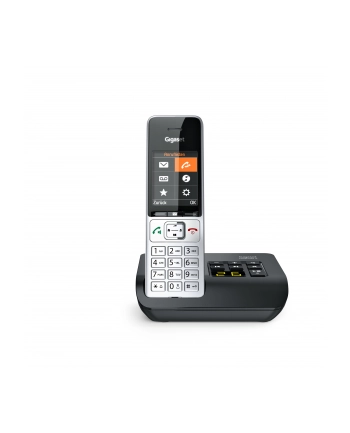Gigaset COMFORT 500A, analogue telephone (silver/Kolor: CZARNY) nr 1