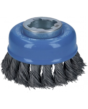 bosch powertools Bosch X-LOCK cup brush Heavy for Metal 75mm, knotted (O 75mm, 0.35mm wire) nr 1