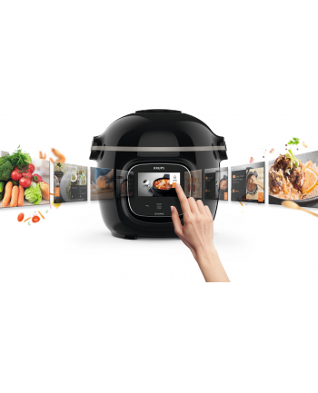 Krups Cook4Me Touch CZ9128, multi-cooker (Kolor: CZARNY/silver)