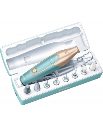 Beurer MP 84 manicure/pedicure set, nail care (turquoise/gold)