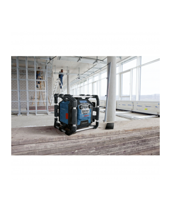 bosch powertools Bosch GPB 18V-5 SC, construction site radio (blue/Kolor: CZARNY, FM, DAB+, Bluetooth)