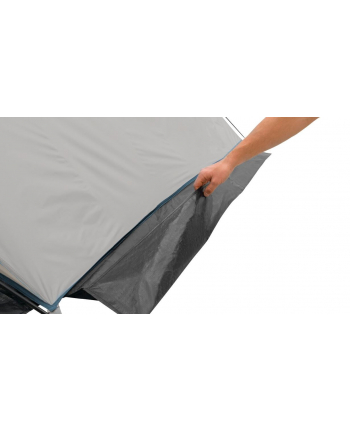 Easy Camp beach shelter shell, tent (grey/beige, model 2022, UV protection 50 )