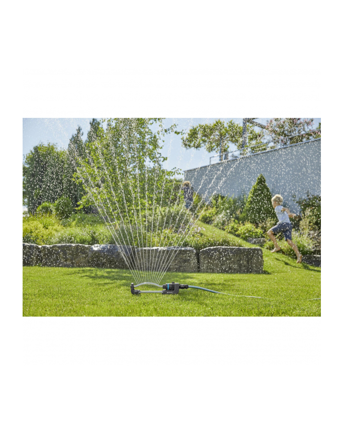 GARD-ENA EcoLine Square Sprinkler (Kolor: CZARNY/turquoise, up to max. 220m?) główny