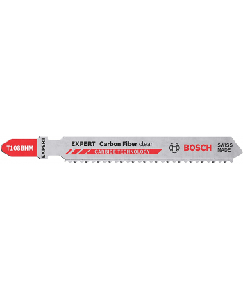 bosch powertools Bosch Expert Carbide Jigsaw Blade T 108 BHM 'Carbon Fiber Clean' (3 pieces)