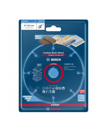 bosch powertools Bosch EXPERT Carbide MultiWheel cutting disc, O 125mm (for angle grinders)