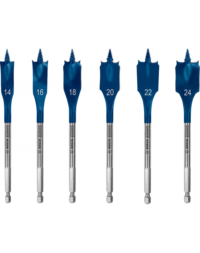 bosch powertools Bosch Expert Self Cut Speed flat drill bit set, 6 pieces, O 14 - 24mm (length 152mm) główny