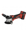 Einhell cordless angle grinder TC-AG 18/115 Li Kit, 18V (red/Kolor: CZARNY, Li-Ion battery 4.0Ah) - nr 4