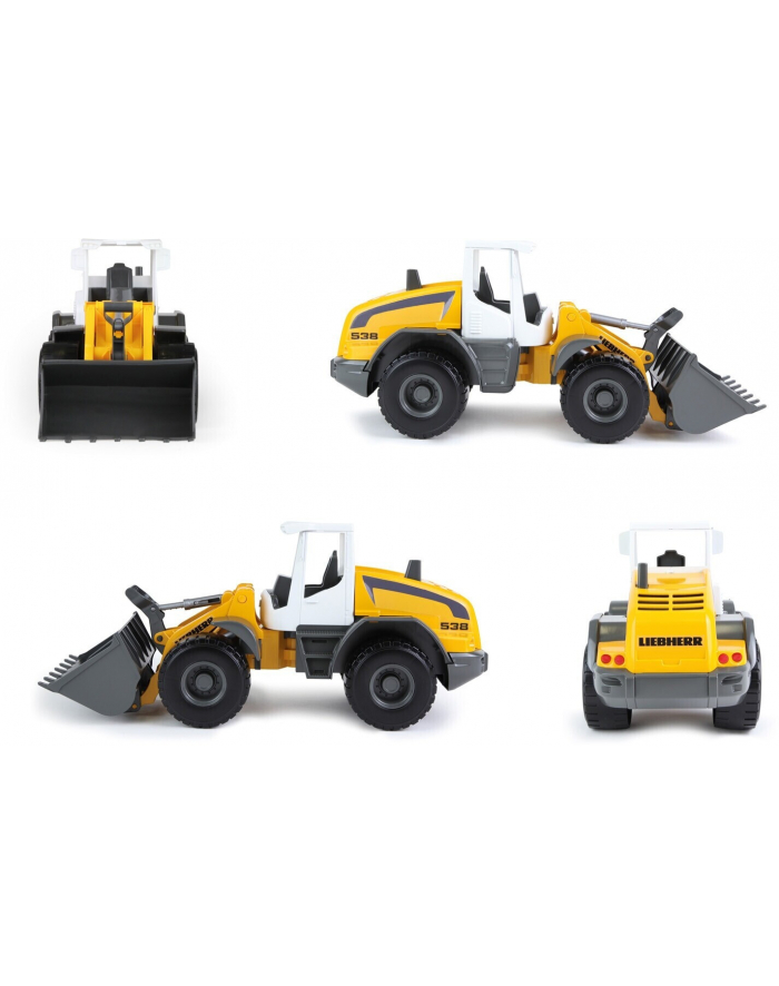 LENA WORXX wheel loader Liebherr L538 Litronic, toy vehicle (yellow/grey) główny