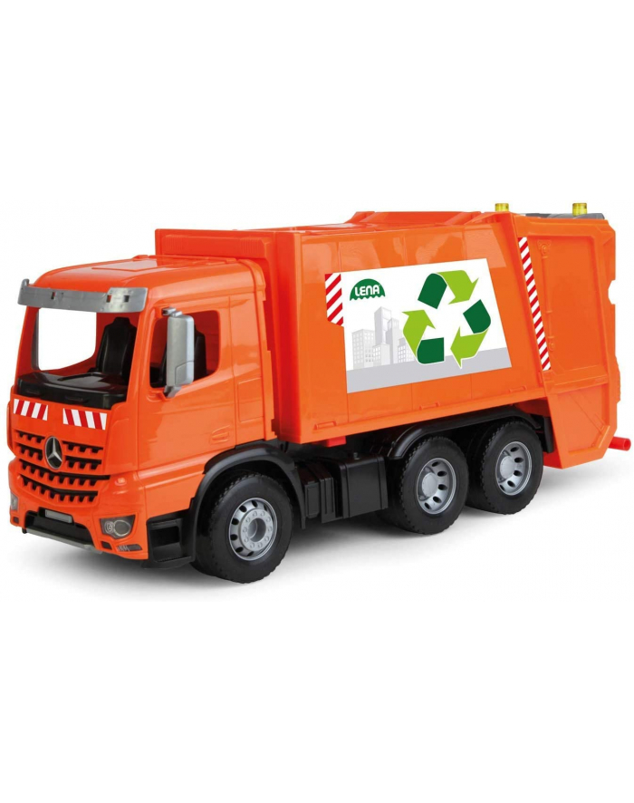 LENA WORXX Garbage truck Arocs, toy vehicle (orange/silver) główny