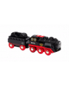 BRIO battery steam locomotive with water tank, toy vehicle (Kolor: CZARNY/red) - nr 3