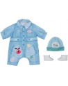 ZAPF Creation BABY born Deluxe Jeans Overall 43cm, doll accessories (one piece suit, hat and shoes) - nr 2