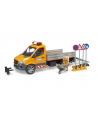 Bruder MB Sprinter municipal with light ' sound module, model vehicle (orange, including driver and accessories) - nr 3