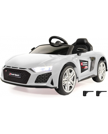 Jamara Ride-on Audi R8 Spyder, childrens vehicle (Kolor: BIAŁY, 18V, Einhell Power XChange)