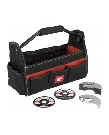 Einhell cordless angle grinder TC-AG 18/115 Li Kit, 18V (red/Kolor: CZARNY, Li-Ion battery 4.0Ah) nr 1