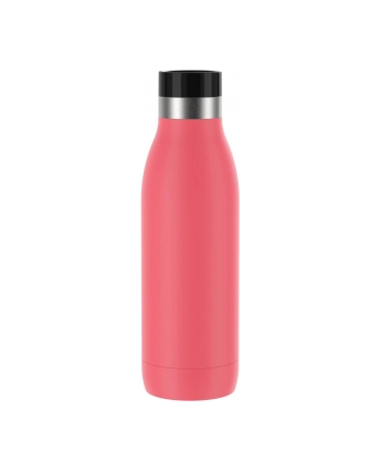 Emsa Bludrop Color insulated drinking bottle 0.5 liter, thermos bottle (coral, stainless steel) nr 1