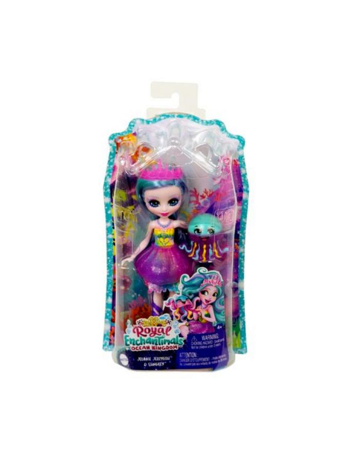 Enchantimals Jelanie Jellyfish Lalka Meduza + figurka Stingley HFF34 MATTEL główny