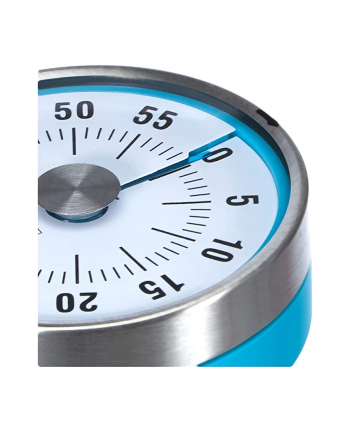 TFA Analogue kitchen timer PUCK, timer/kitchen clock (turquoise)