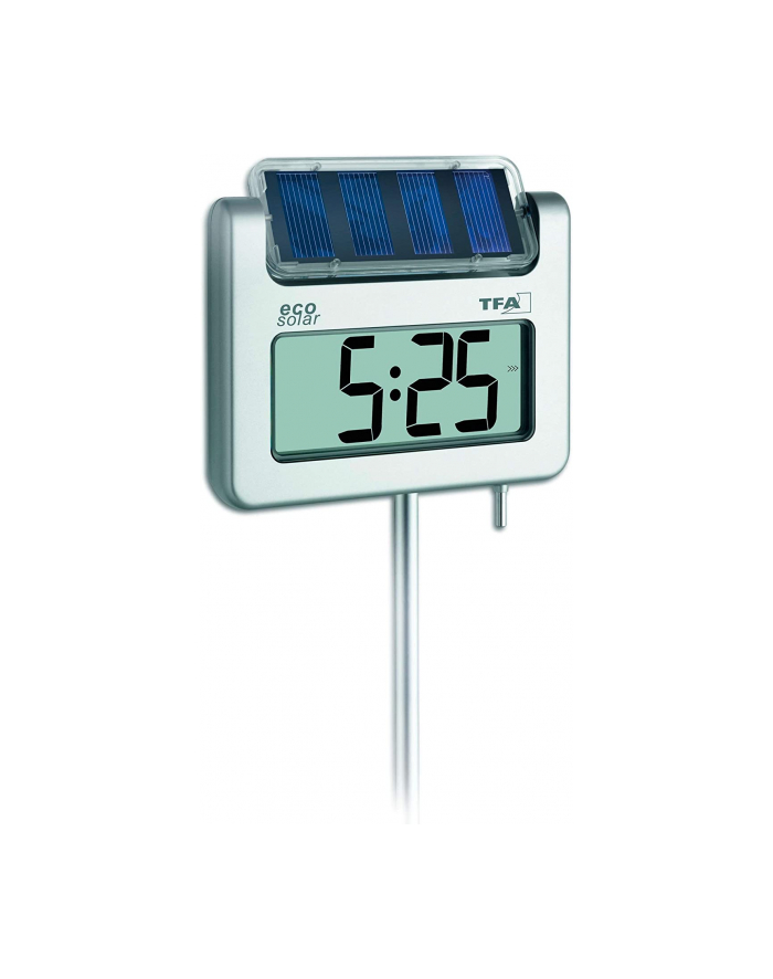 TFA Digital garden thermometer with solar lighting AVENUE (silver) główny