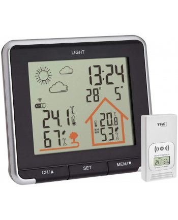 TFA wireless weather station LIFE (Kolor: CZARNY)