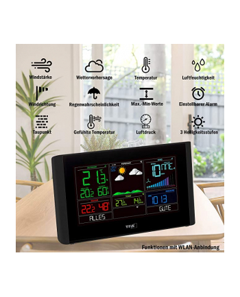 TFA wireless weather station with WiFi VIEW BREEZE (Kolor: CZARNY)