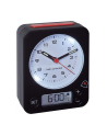 TFA Analog radio alarm clock with Digital alarm setting COMBO (Kolor: CZARNY/red) - nr 1