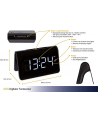 TFA Digital radio alarm clock ICON with Kolor: BIAŁY LED (Kolor: CZARNY) - nr 5