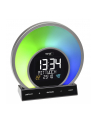 TFA light alarm clock with color changing mood light and room climate SOLUNA (Kolor: CZARNY/silver) - nr 15