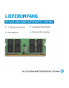 hp inc. HP 32GB DDR4 1x32GB 3200 SODIMM Memory -WW - nr 8