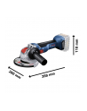 bosch powertools Bosch X-LOCK cordless angle grinder GWX 18V-10 Professional solo, 18V (blue/Kolor: CZARNY, without battery and charger, with L-BOXX) - nr 7