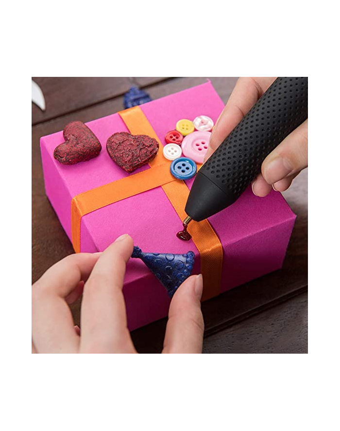 bosch powertools Bosch Cordless hot glue stick Gluey Cupcake Pink, hot glue gun (pink/Kolor: CZARNY, incl. 20 glue sticks) główny