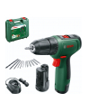 bosch powertools Bosch Cordless drill EasyDrill 1200 + bit and drill set (green/Kolor: CZARNY, 2x Li-ion battery 1.5Ah, case) - nr 14