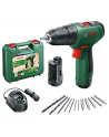 bosch powertools Bosch Cordless drill EasyDrill 1200 + bit and drill set (green/Kolor: CZARNY, 2x Li-ion battery 1.5Ah, case) - nr 1