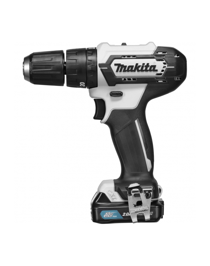 Makita cordless impact drill HP333DSAW, 12V (Kolor: BIAŁY/Kolor: CZARNY, Li-ion battery 2.0Ah, case) główny
