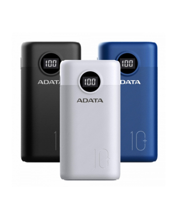 adata Powerbank P10000QCD 10000mAh Czarny QC/PD