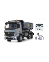 Jamara Dump truck Mercedes-Benz Arocs Metal Meiller, toy wehicle (silver/Kolor: CZARNY, 1:20) - nr 17