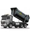 Jamara Dump truck Mercedes-Benz Arocs Metal Meiller, toy wehicle (silver/Kolor: CZARNY, 1:20) - nr 46