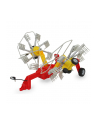 Jamara rake Pöttinger for RC tractor, toy wehicle (red/yellow, 1:16) - nr 1