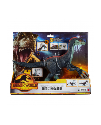 Mattel Jurassic World Sound Slashin Therizinosaurus Mini-Play Figure