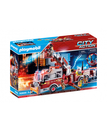 Playmobil Fire Engine: US Tower Ladder - 70935