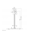NEOMOUNTS BY NEWSTAR floor stand lockable tablet casing for Apple iPad PRO Air ' Samsung Galaxy Tab - nr 28