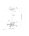 NEOMOUNTS BY NEWSTAR Projector Ceiling Mount height adjustable 60-90cm - nr 16