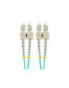 lanberg Patchcord światłowodowy Mm Sc/Upc-Sc/Upc Duplex 3.0mm 2m Aqua - nr 2
