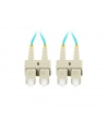 lanberg Patchcord światłowodowy Mm Sc/Upc-Sc/Upc Duplex 3.0mm 2m Aqua - nr 8